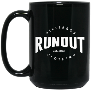 Runout Billiards Clothing - Black Mug