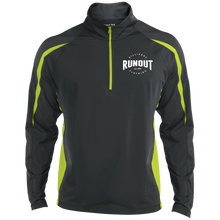 Load image into Gallery viewer, Runout Billiards Clothing - Men's Sport Wicking Colorblock 1/2 Zip