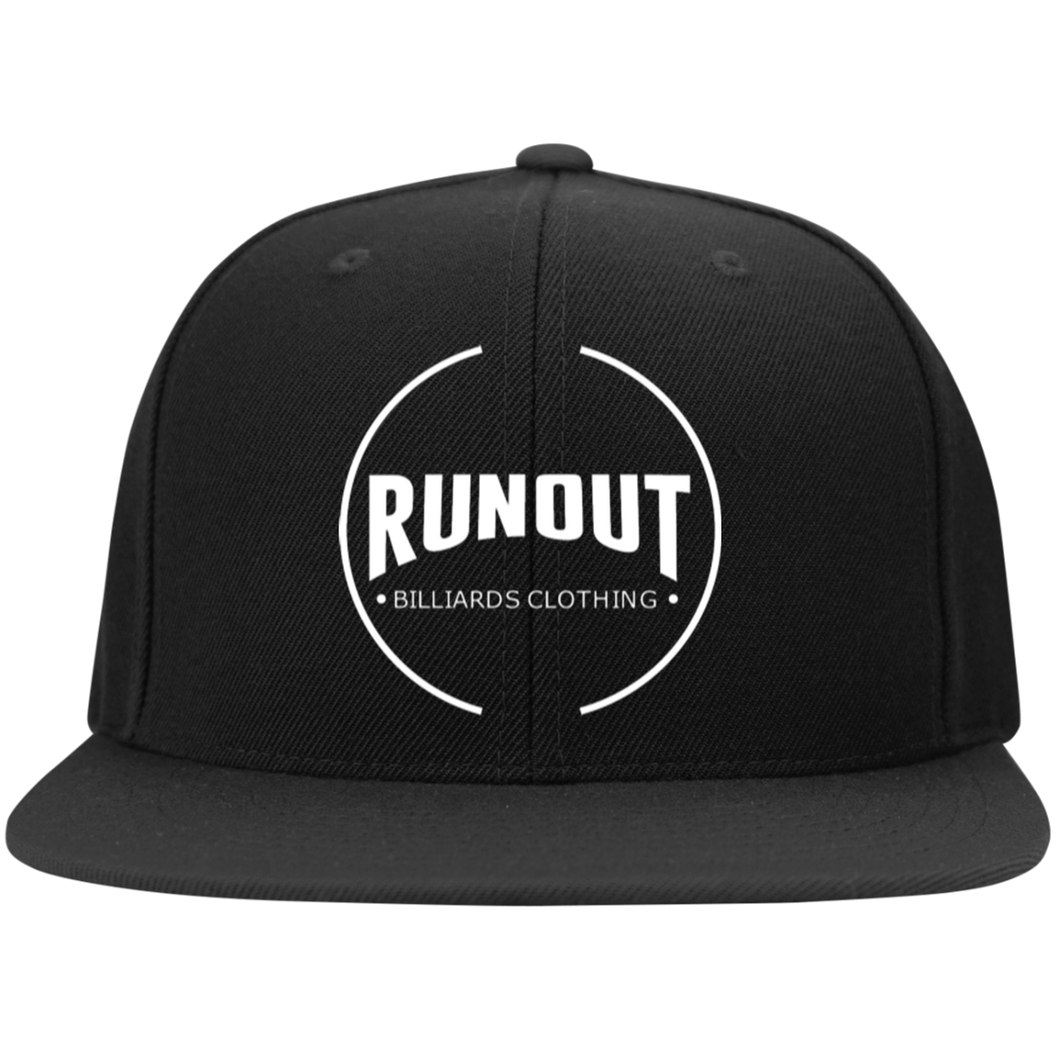 Runout Billiards Clothing - Sport-Tek Flat Bill High-Profile Snapback Hat