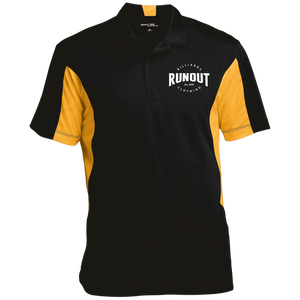 Runout Billiards Clothing -  Men's Colorblock Performance Polo