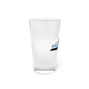 ADC Pint Glass, 16oz  (black)