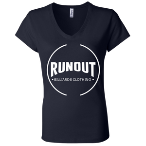 Runout Billiards Clothing - Bella + Canvas Ladies' Jersey V-Neck T-Shirt