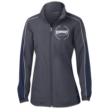 Load image into Gallery viewer, Runout Billiards Clothing - Ladies&#39; Piped Colorblock Windbreaker
