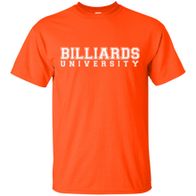 Load image into Gallery viewer, Runout Billiards Clothing - Billiards University Gildan Ultra Cotton T-Shirt

