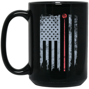 American Grunge Flag - Black Mug