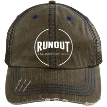 Load image into Gallery viewer, Runout Billiards Clothing - Distressed Unstructured Trucker Cap
