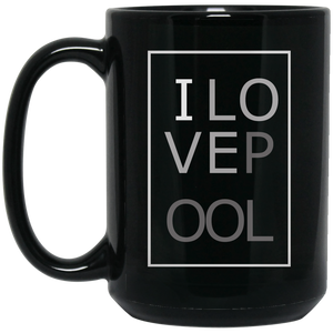 I Love Pool - Black Mug