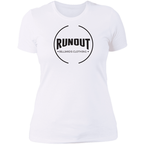 Runout Billiards Clothing - Next Level Ladies' Boyfriend T-Shirt