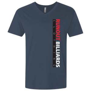 Runout Billiards Clothing - Vertical Next Level Men's Premium Fitted SS V-Neck