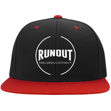 Load image into Gallery viewer, Runout Billiards Clothing - Sport-Tek Flat Bill High-Profile Snapback Hat
