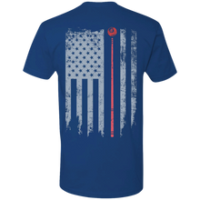 Load image into Gallery viewer, Runout Billiards Clothing - American Flag Cotton T-Shirt
