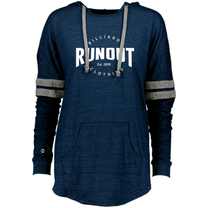 Runout Billiards Clothing - Ladies Hooded Low Key Pullover