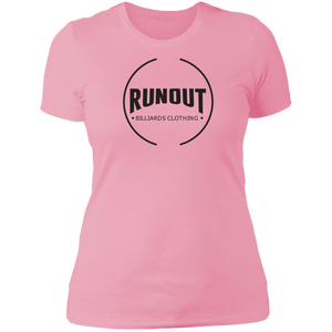 Runout Billiards Clothing - Next Level Ladies' Boyfriend T-Shirt