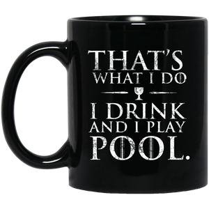 Game of Thrones Billiards - Black Coffee Mug 11 oz.