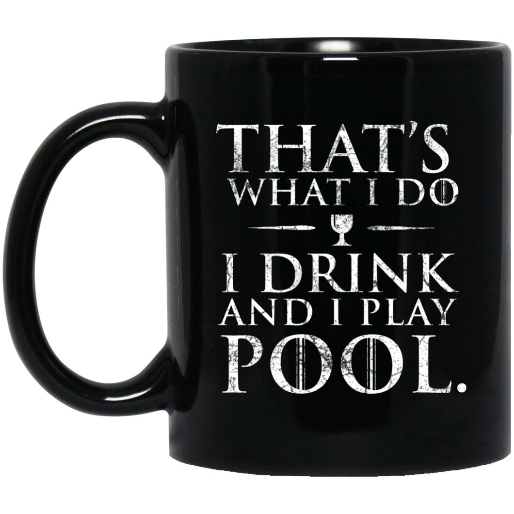 Game of Thrones Billiards - Black Coffee Mug 11 oz.