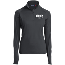Load image into Gallery viewer, Runout Billiards Clothing - Women&#39;s 1/2 Zip Performance Pullover
